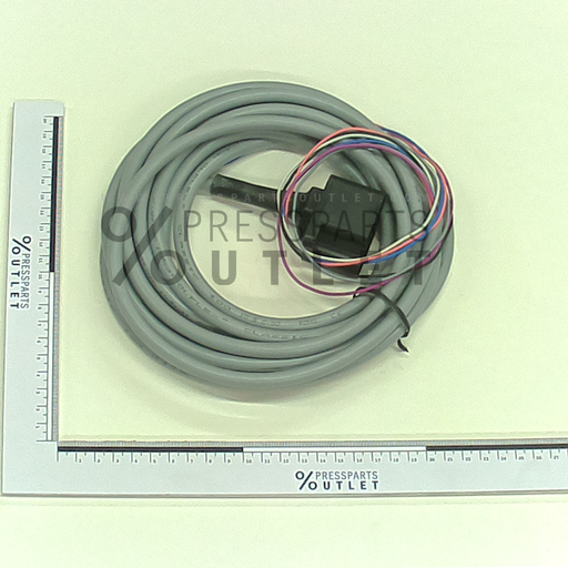 Connecting line Luefter Bogenfue. - F2.147.1170/07 - Anschlussleitung Luefter Bogenfue.