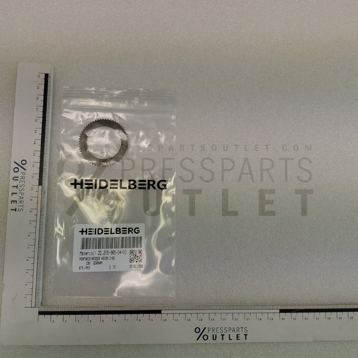 Perforating disc 45x30 z=60 - ZD.205-985-04-00 - Perforiermesser 45x30 z=60