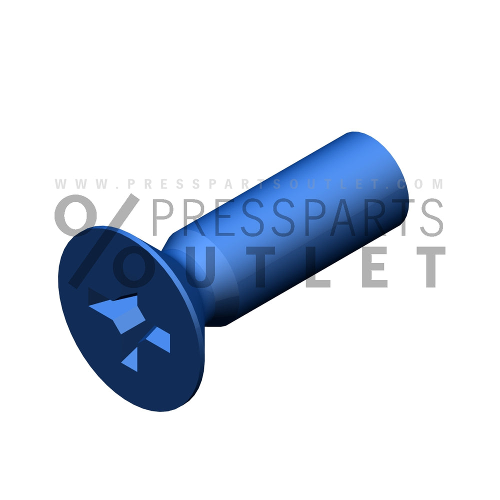 Countersunk screw M2,5x8-H - 00.520.3003/ - Senkschraube M2,5x8-H