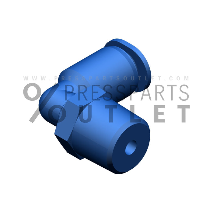 Plug-type connecting piece QSML-1/8-4 - 00.581.0589/ - Steckverschraubung QSML-1/8-4