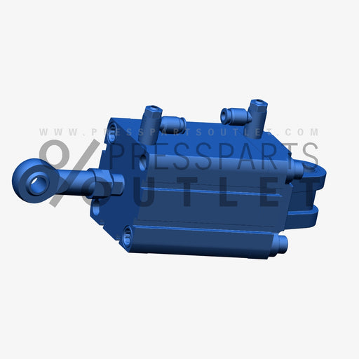 Pneumatic cylinder D63 H60 - 4D.334.011 /01 - Pneumatikzylinder D63 H60