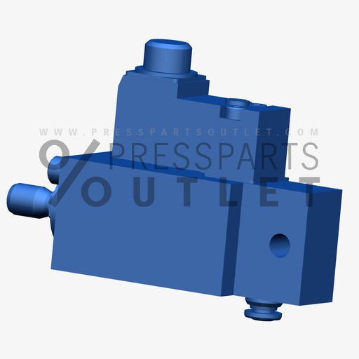 Cylinder/valve unit D20 H15 ew. - 61.184.1161/01 - Zylinderventileinheit D20 H15 ew.