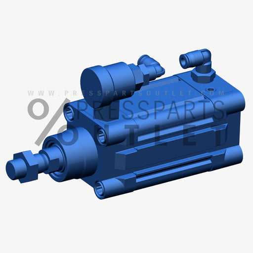Pneumatic cylinder D50 H25 - 6D.334.025 / - Pneumatikzylinder D50 H25