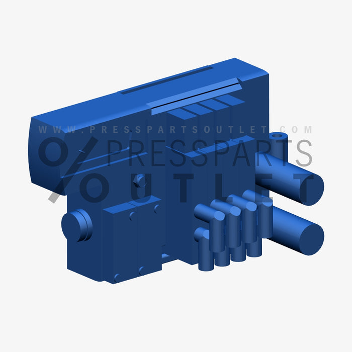 Support bar cpl Ventilinselsystem - 6D.335.0004/01 - Leiste kpl Ventilinselsystem