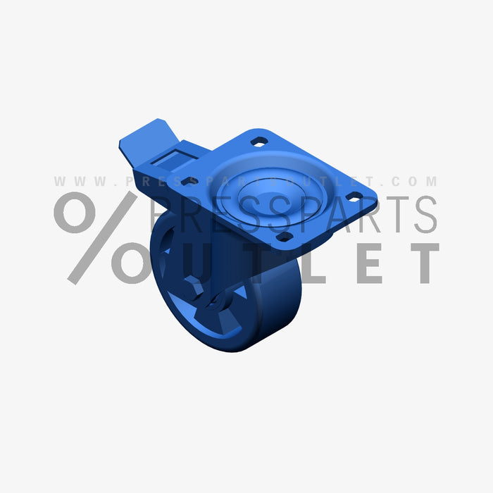 Guide roller D=125 B=50 H=164 - FX.1008151/00 - Lenkrolle D=125 B=50 H=164