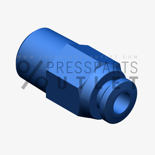 Plug-type connecting piece QS-1/8-4 - FX.1030711/00 - Steckverschraubung QS-1/8-4