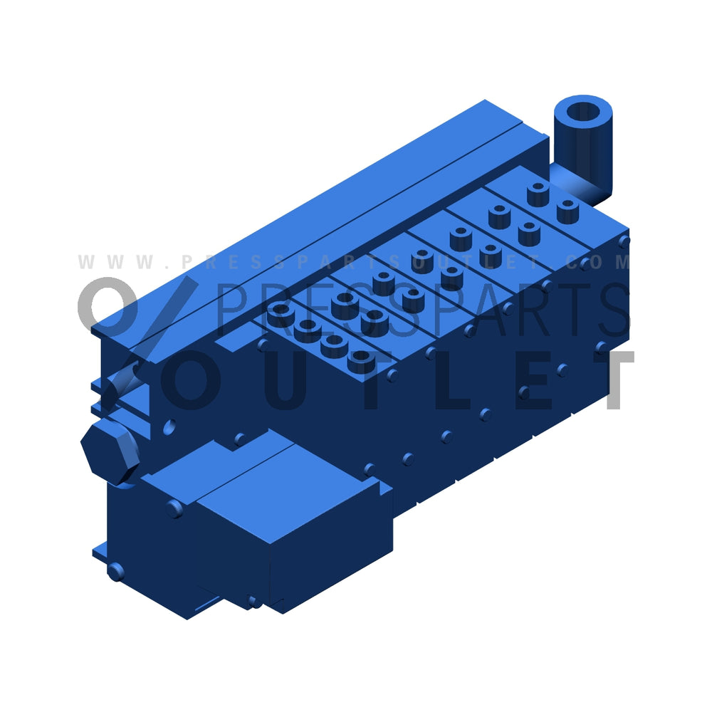 Valve unit cpl. Midiventilblock - G2.335.033 /05 - Ventilinsel kpl Midiventilblock