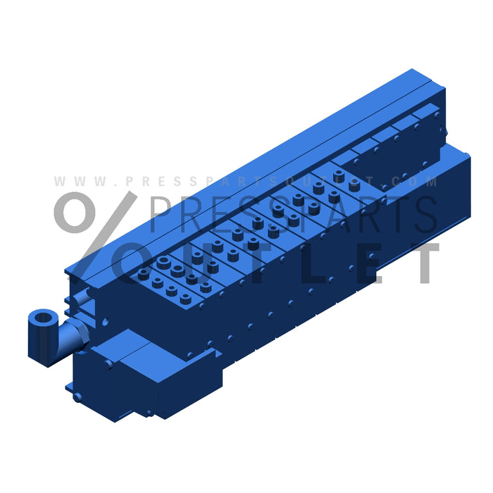 Valve unit cpl. Midiventilblock - G2.335.040 /05 - Ventilinsel kpl Midiventilblock