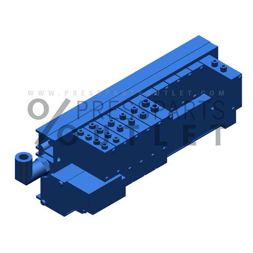 Support bar cpl Midiventilblock - H2.335.105 /05 - Leiste kpl Midiventilblock