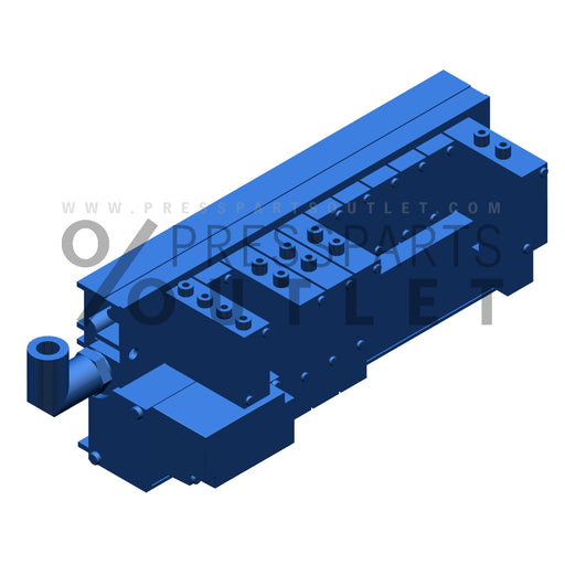 Support bar cpl Midiventilblock - H2.335.135 /05 - Leiste kpl Midiventilblock