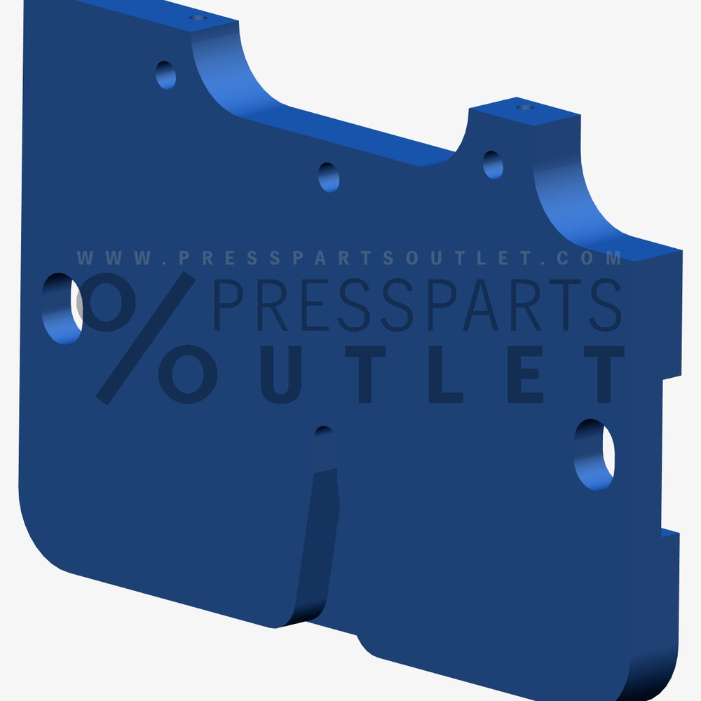 Rear panel Druckkopfabdeckung - JS.637.406 /04 - Wand Druckkopfabdeckung