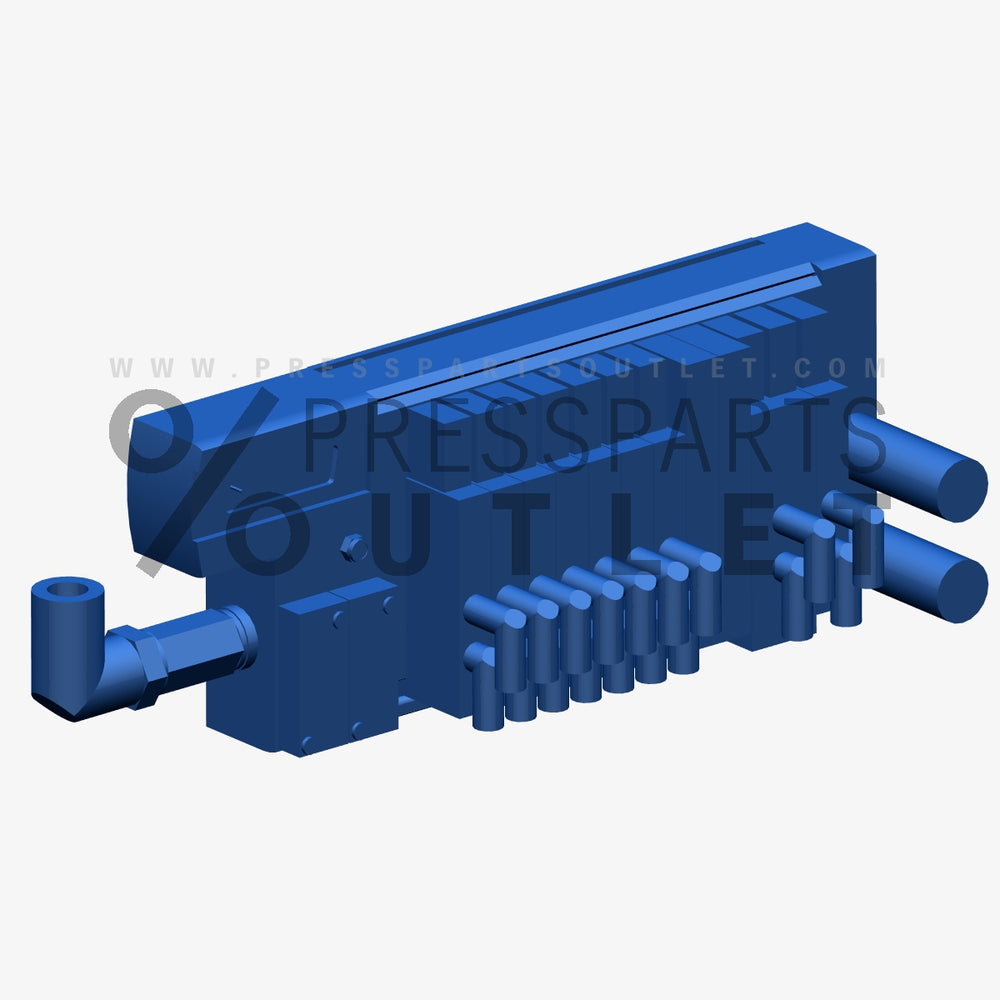 Support bar cpl Ventilinselsystem - L2.335.0081/01 - Leiste kpl Ventilinselsystem