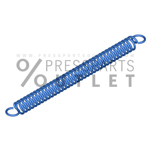 Tension spring 2x15x127 - ZD.205-969-01-00 - Zugfeder 2x15x127