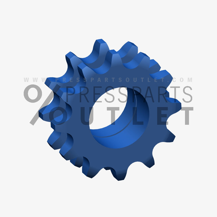 Sprocket wheel Z=12, 5/8x3/8 - ZD.217-114-01-00 - Kettenrad Z=12, 5/8x3/8