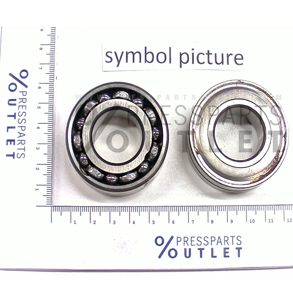 Angular contact ball bearing 3206-A - 00.520.0664/ - Schraegkugellager 3206-A