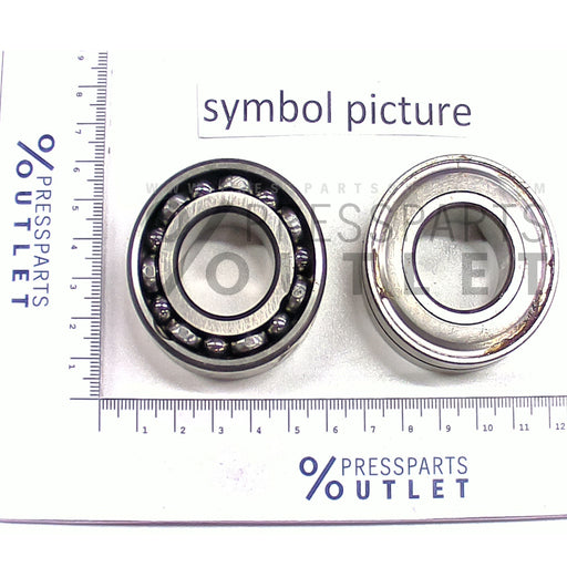 Angular contact ball bearing 3206-A - 00.520.0664/ - Schraegkugellager 3206-A